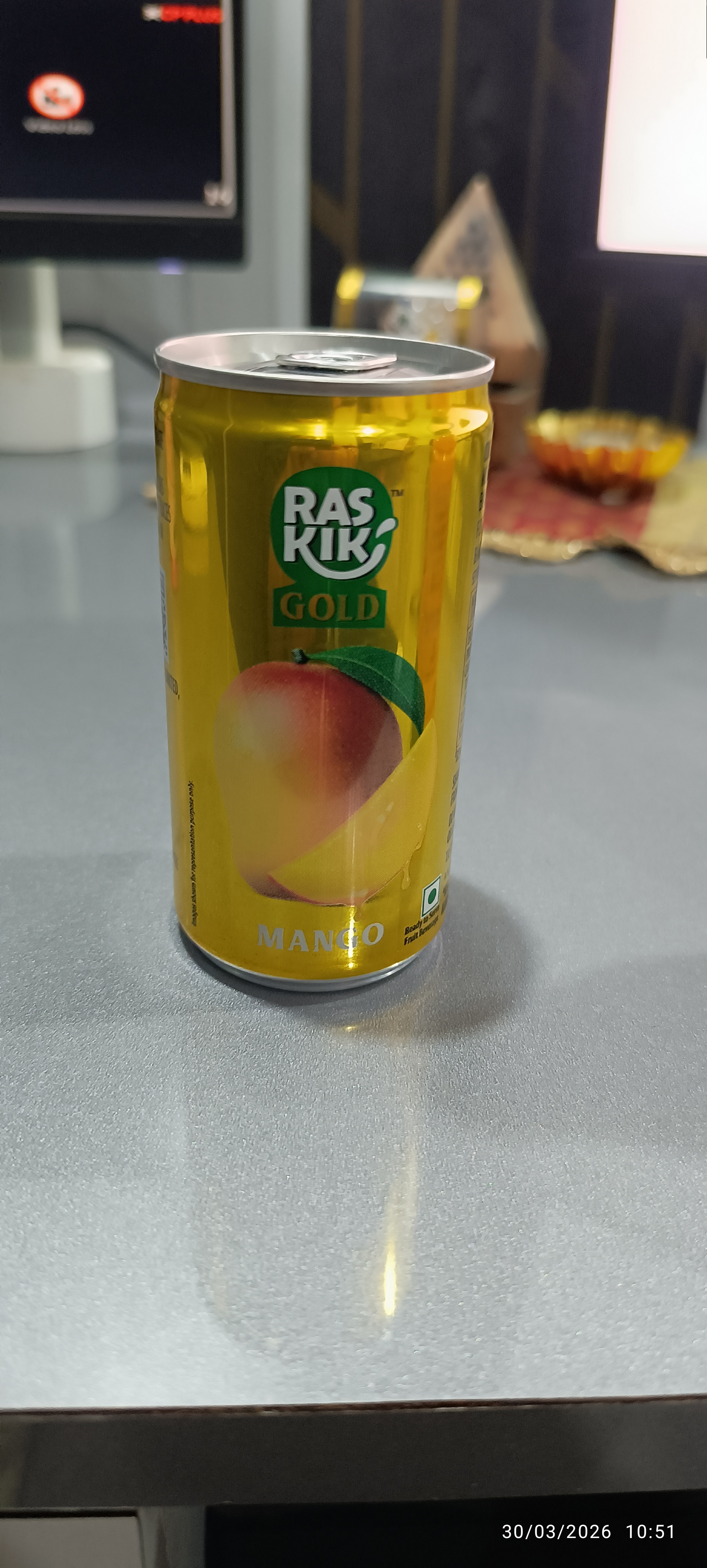 RAS KIK Apple Gold Can 185ml MRP30 product image